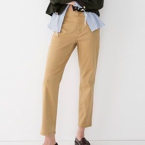 J Crew Women’s Vintage Slim-Straight Stretch Chino Pant, Size 34, Honey Brown